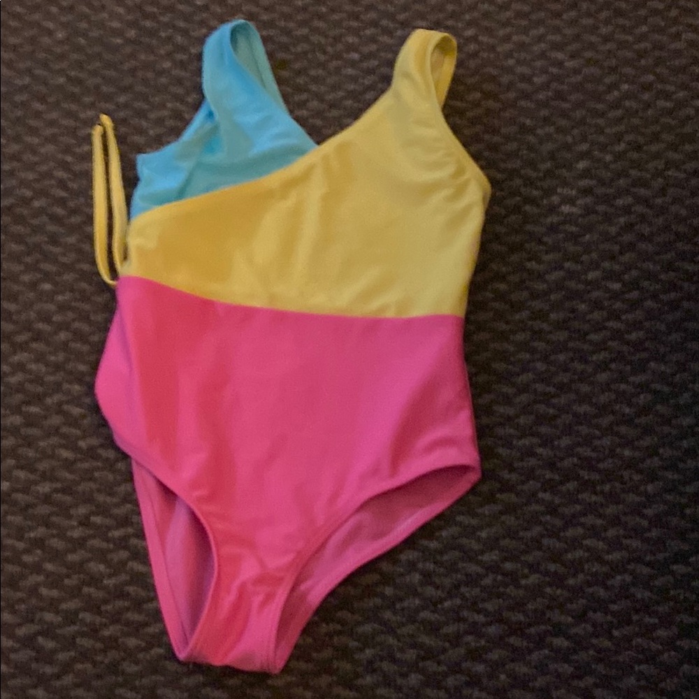 Colorful Kids One Piece Swimsuit